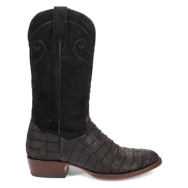 Sustainable Fashion Extravaganza Alvis Caiman Round Toe Cowboy Boots