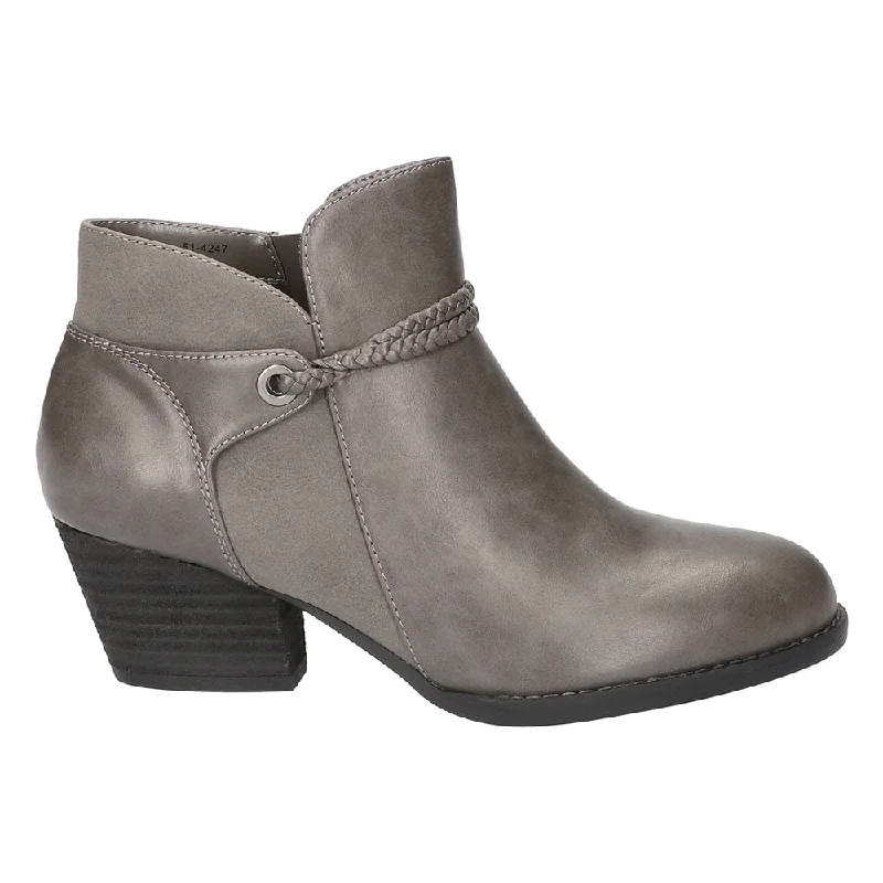 Audrina Round Toe Zippered Booties