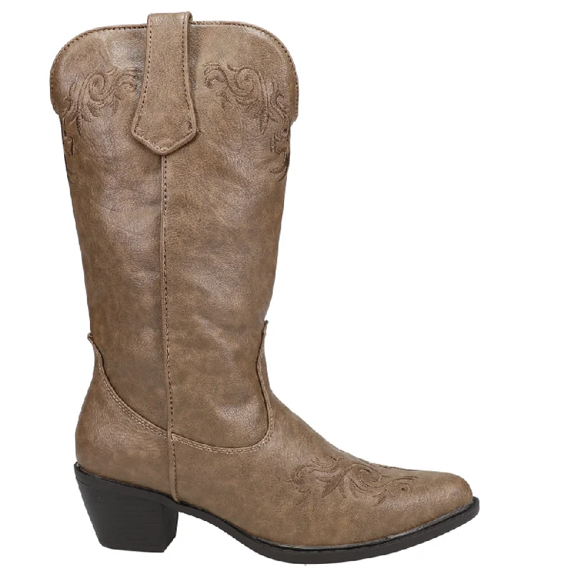 Brooklyn Round Toe Cowboy Boots