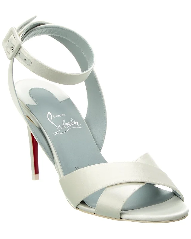 Christian Louboutin Mariza 85 Satin Sandal