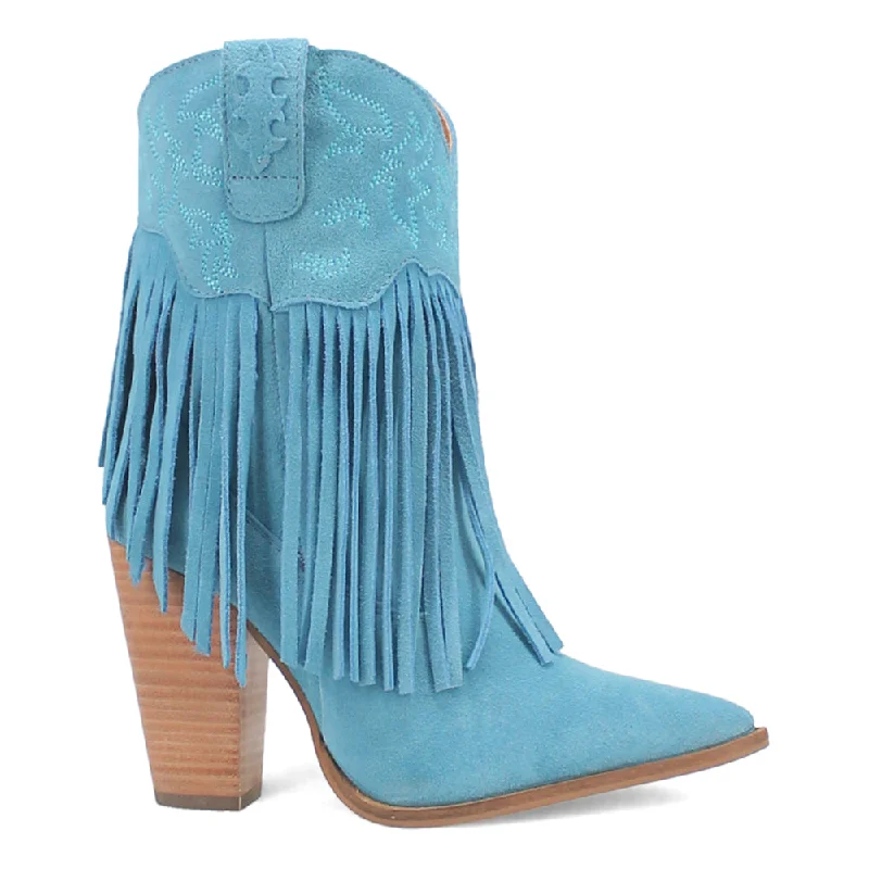 All-Day Comfort Shoes Promotion Crazy Train Fringe Embroidery Pointed Toe Cowboy Booties