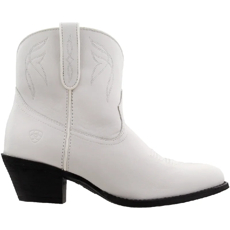 Urban Style Promotions Darlin Embroidered Round Toe Cowboy Booties