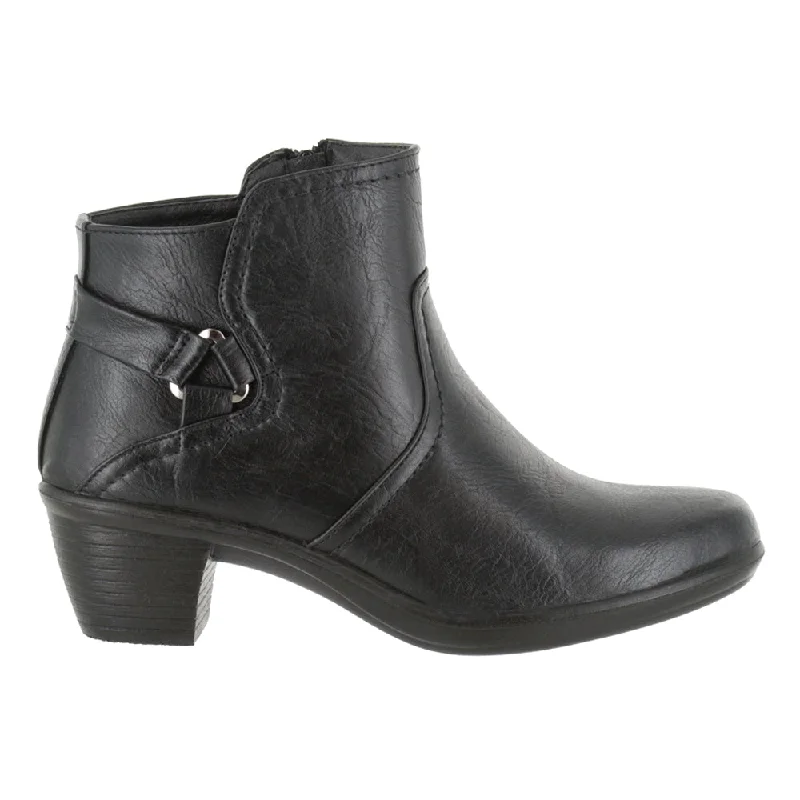 Avant-Garde Style Promotions Dawnta Round Toe Zippered Booties