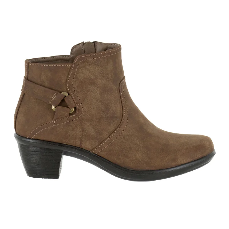 Retro Style Promotions Dawnta Round Toe Zippered Booties