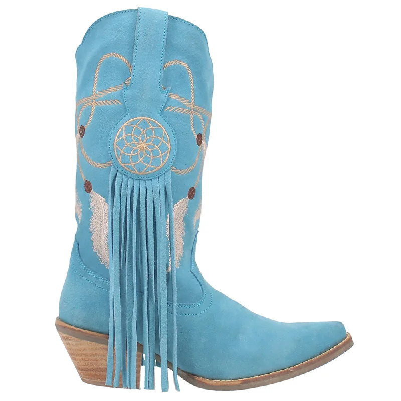 High-End Style Discounts Day Dream Fringe Embroidery Round Toe Cowboy Boots