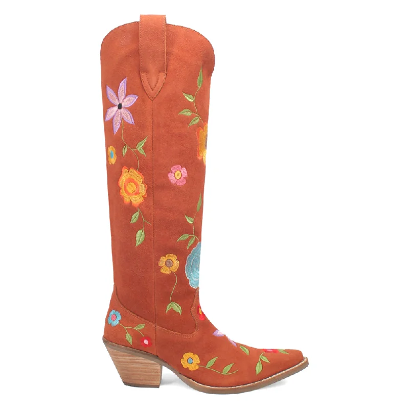 Gift Ideas Flower Power Floral Snip Toe Cowboy Boots