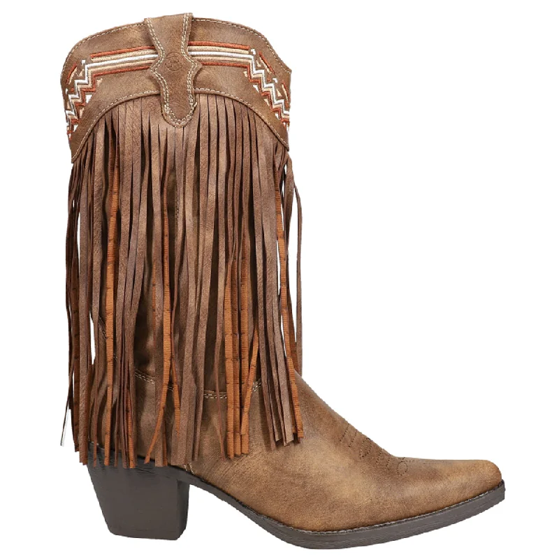 Discover Now Fringes Snip Toe Cowboy Boots