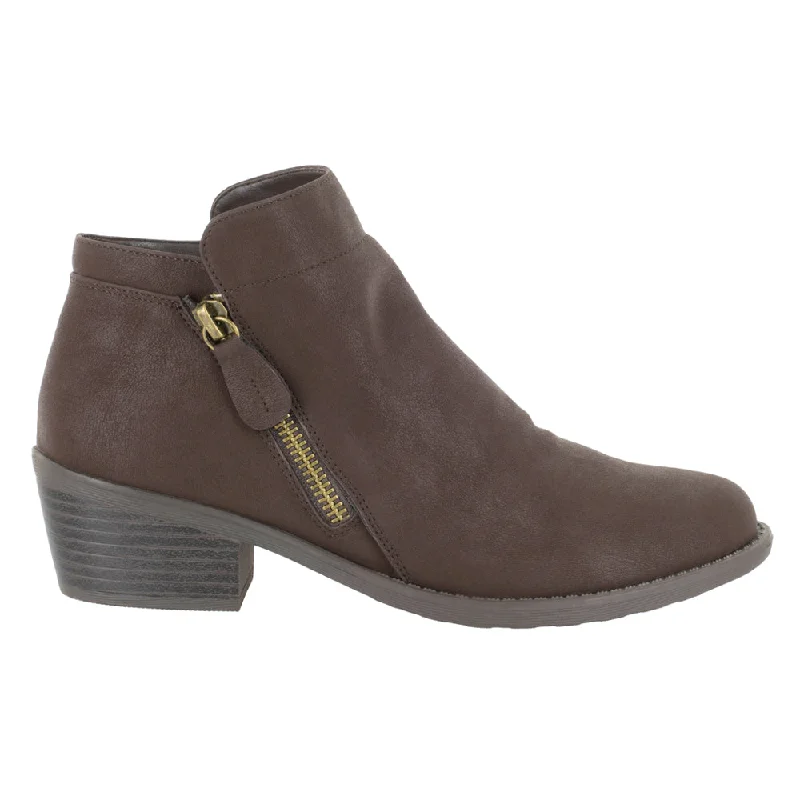 Gusto Zippered Round Toe Booties