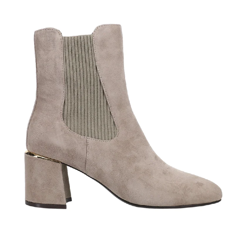 Ilias Heeled Zippered Square Toe Booties