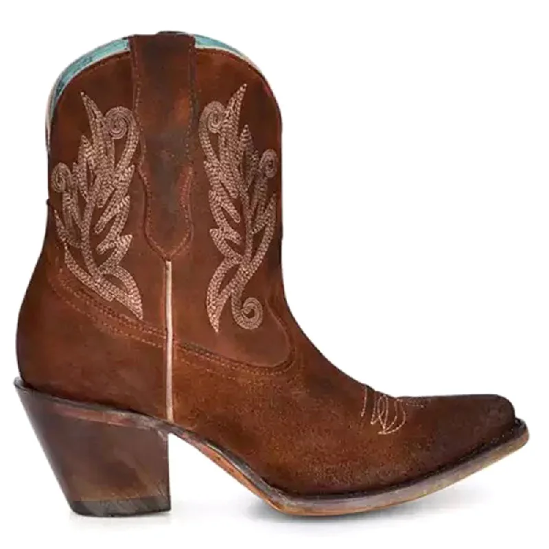 Hot Sale Embroidered Snip Toe Cowboy Booties