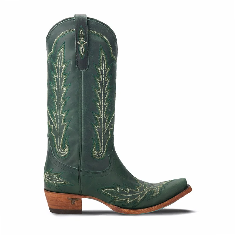 Lexington Embroidered Snip Toe Cowboy Boots