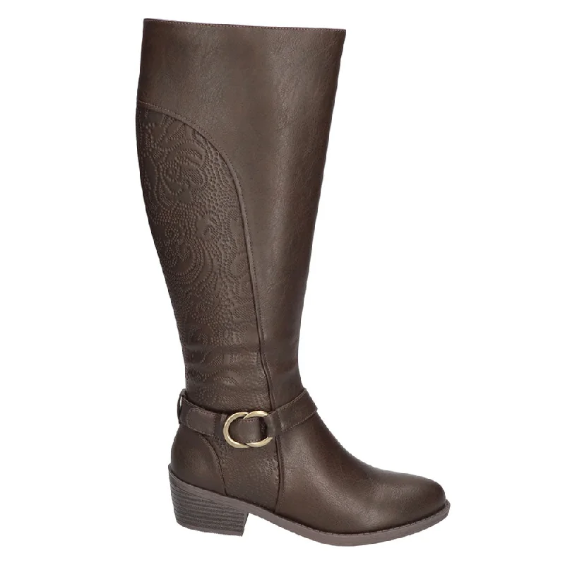 Sale Clearance Luella Embossed Zippered Riding Boots