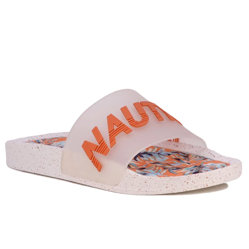 Nautica Womens Logo Slide Sandal