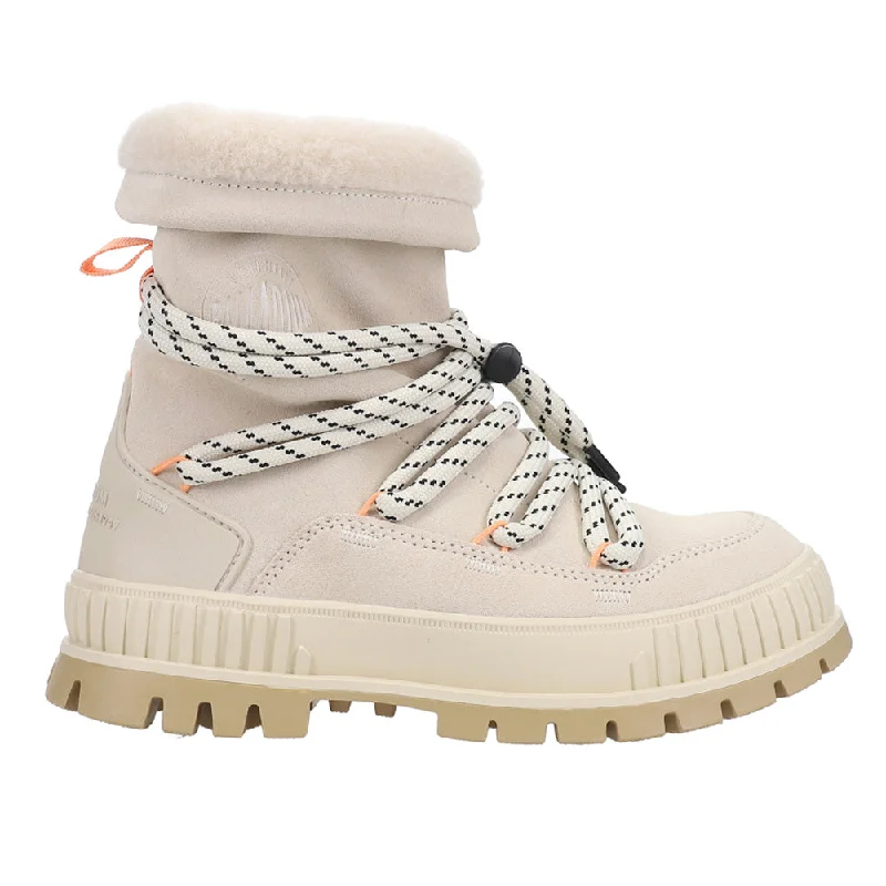 Chic Styles Pallashock Hiver Lace Up Boots