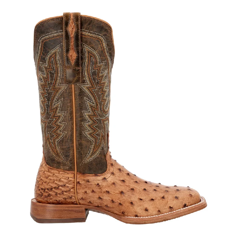 Best Sellers PRCA Collection Full-Quill Ostrich Embroidered Square Toe Boots