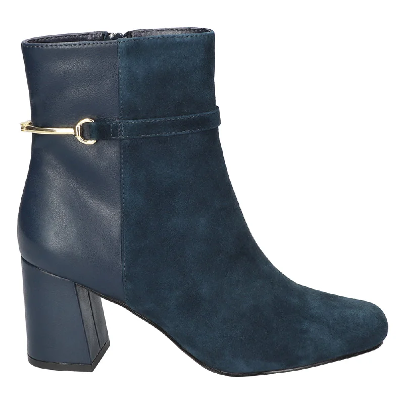 Stylish Savings Quincy Square Toe Zippered Booties