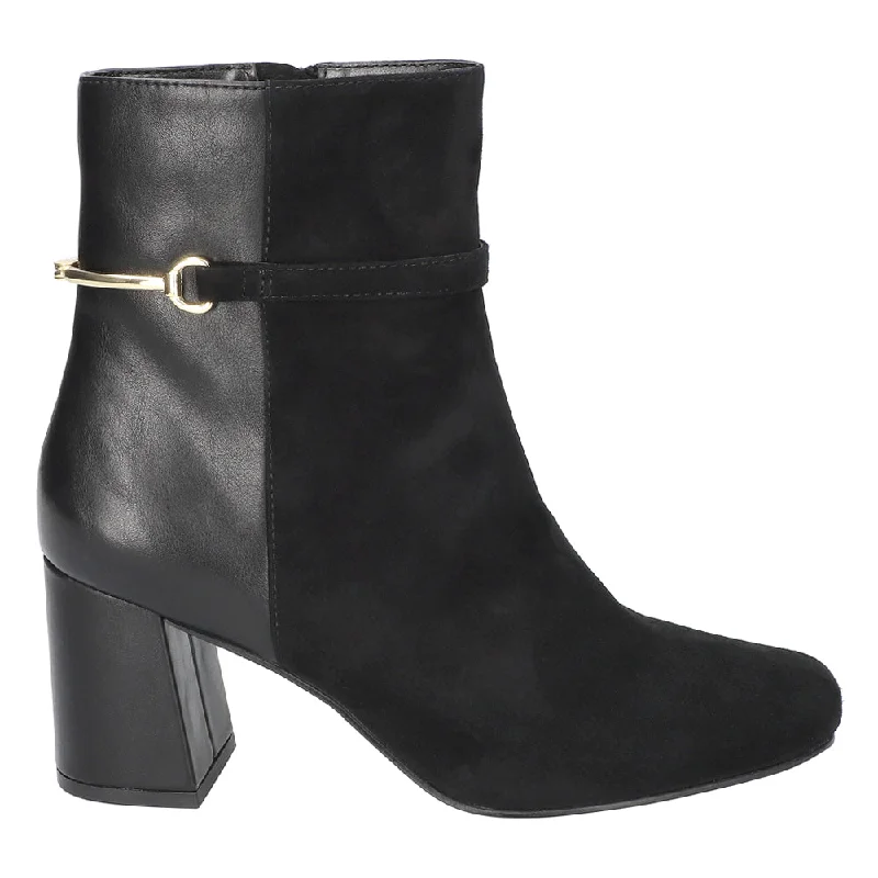 Quincy Square Toe Zippered Booties