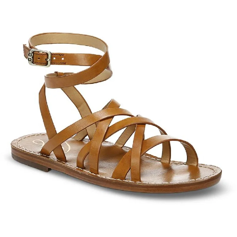 Sam Edelman Womens Meriai Leather Slide Sandals