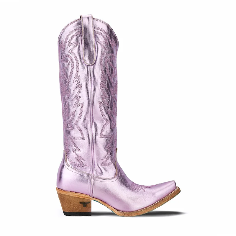 Flash Sale Smokeshow Embroidered Metallic Snip Toe Zippered Cowboy Boots