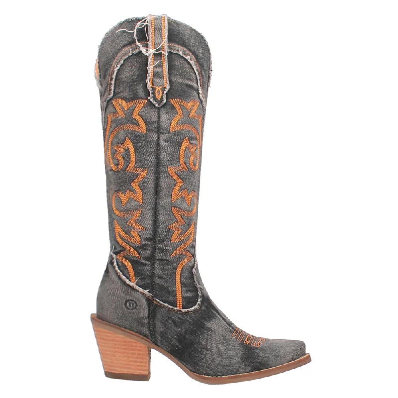 Women's Modern Shoes Texas Tornado Embroidery Snip Toe Cowboy Boots