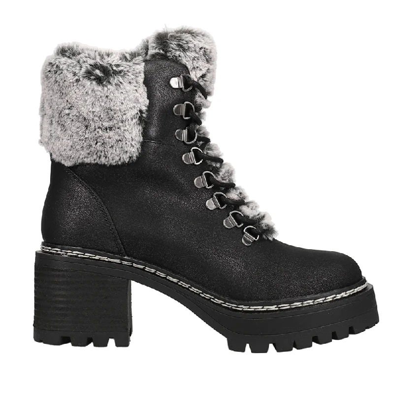 Feminine Luxe Style Sale Tiler Platform Round Toe Boots