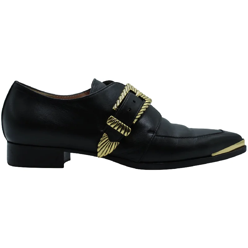 Alberta Ferretti Oxfords in Black Leather