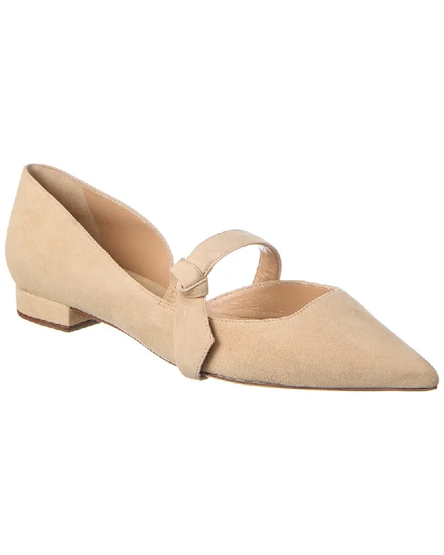 Casual Women's Flats Alexandre Birman Asymmetric Clarita Suede Mary Jane Flat