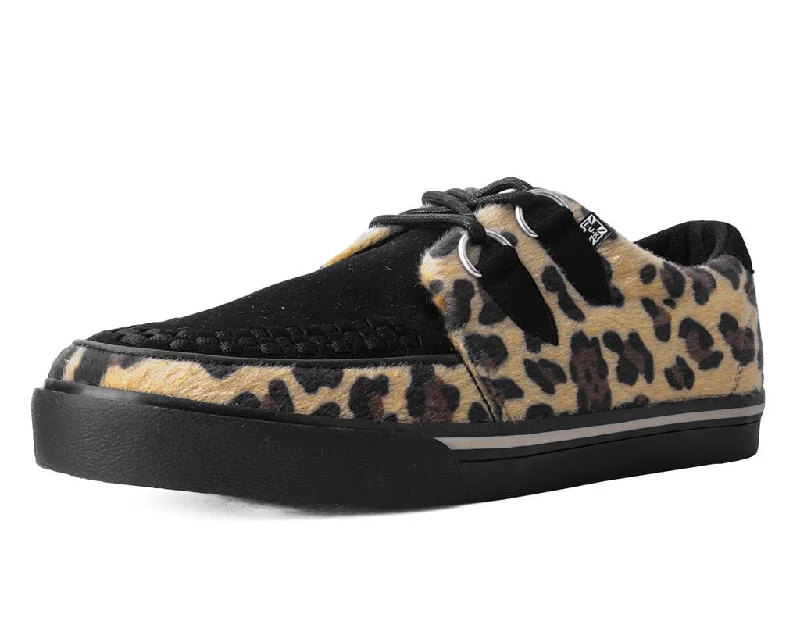 Chic Style Discounts Black & Tan Leopard Hair Sneaker