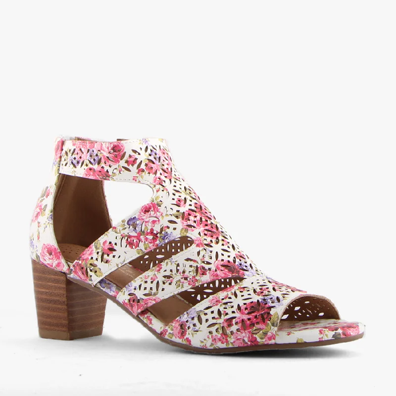 Women's Chic Footwear BLOOM WHITE MULTI