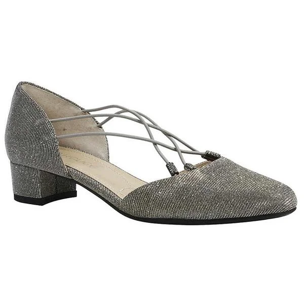 J. Renee Charolette Pewter Heel (Women's)