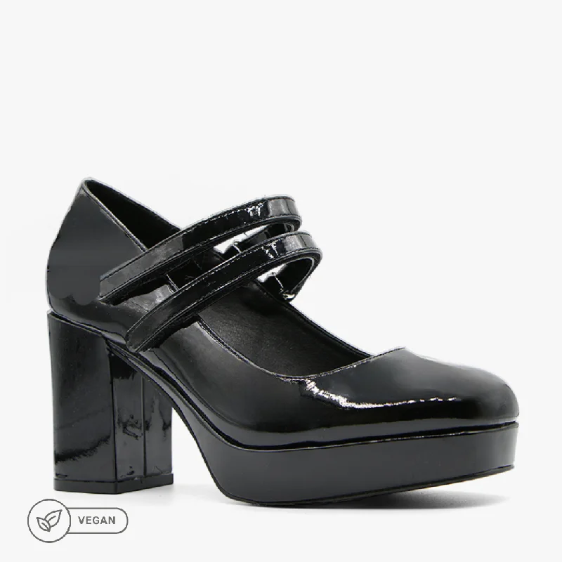 Women's Non-Slip Shoes HELLA BLACK PATENT