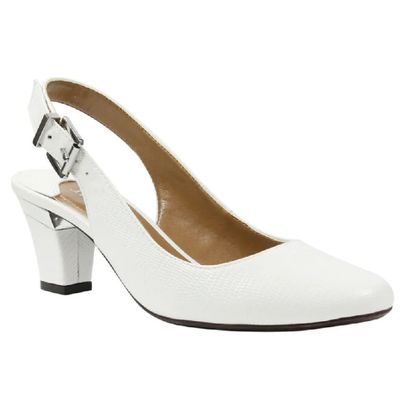 Women's Non-Slip Shoes J. Renee Malree White Heel (Women's)