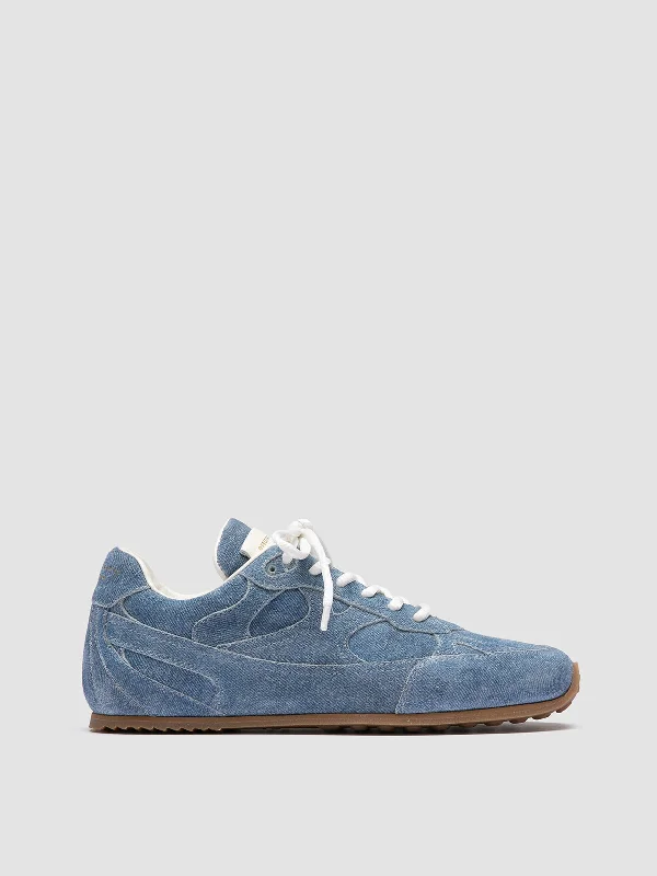 Exclusive Deals Online AWAY 101 - Blue Suede Low Top Sneakers