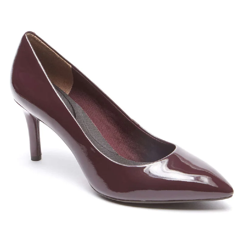 Casual Chic Rockport - Pump - Total Motion - Merlot Patent Leather