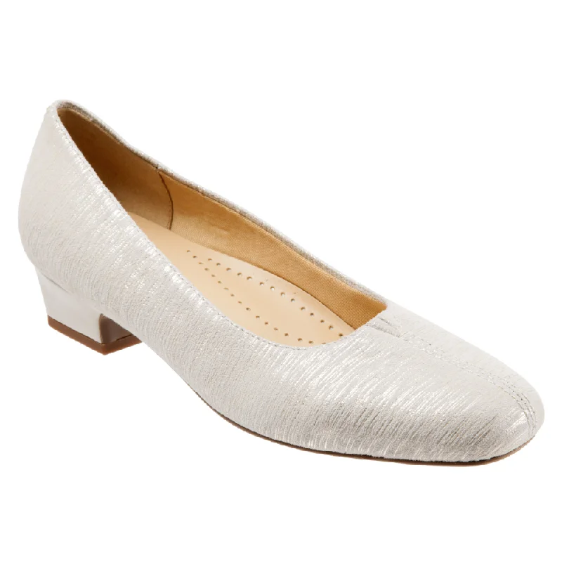 Exclusive Discounts Trotters Doris Off White Leather Pump (Women's)