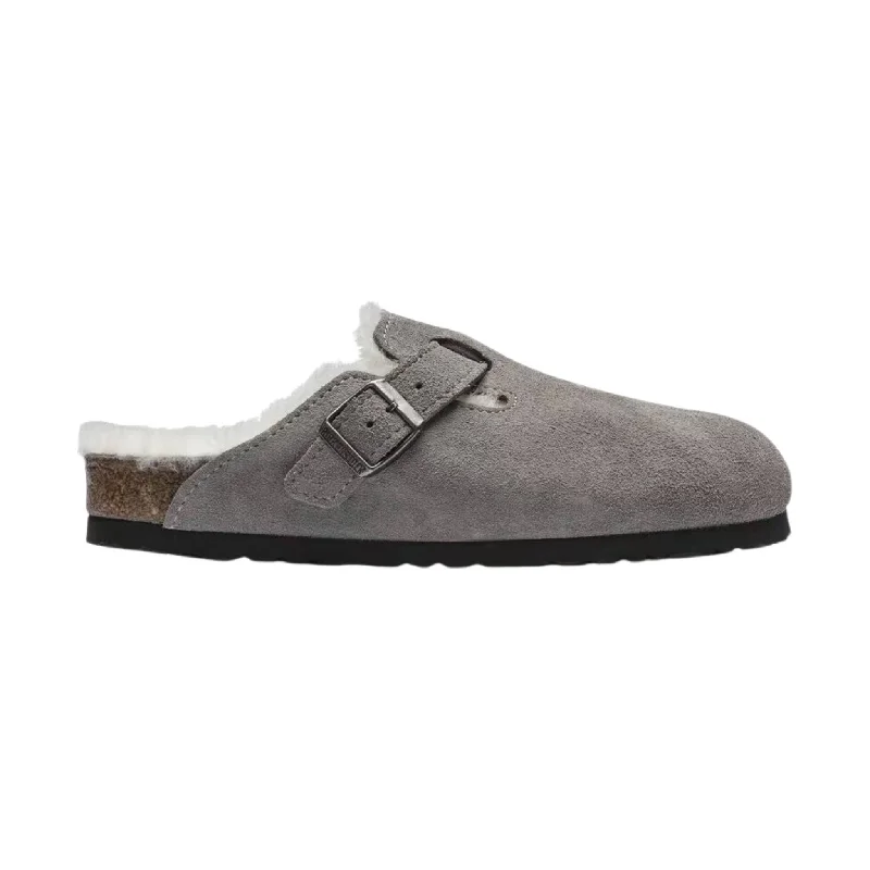 Birkenstock Boston Shearling - Stone Coin Natural