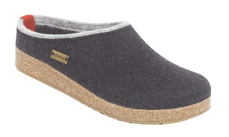 Haflinger Unisex Grizzly Kris Boiled Wool Clog