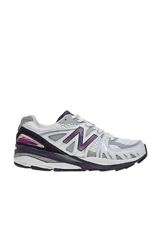 Women's 1540 V1 Sneakers In White/purple